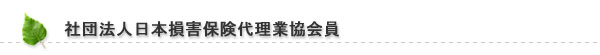 社団法人日本損害保険代理業協会員